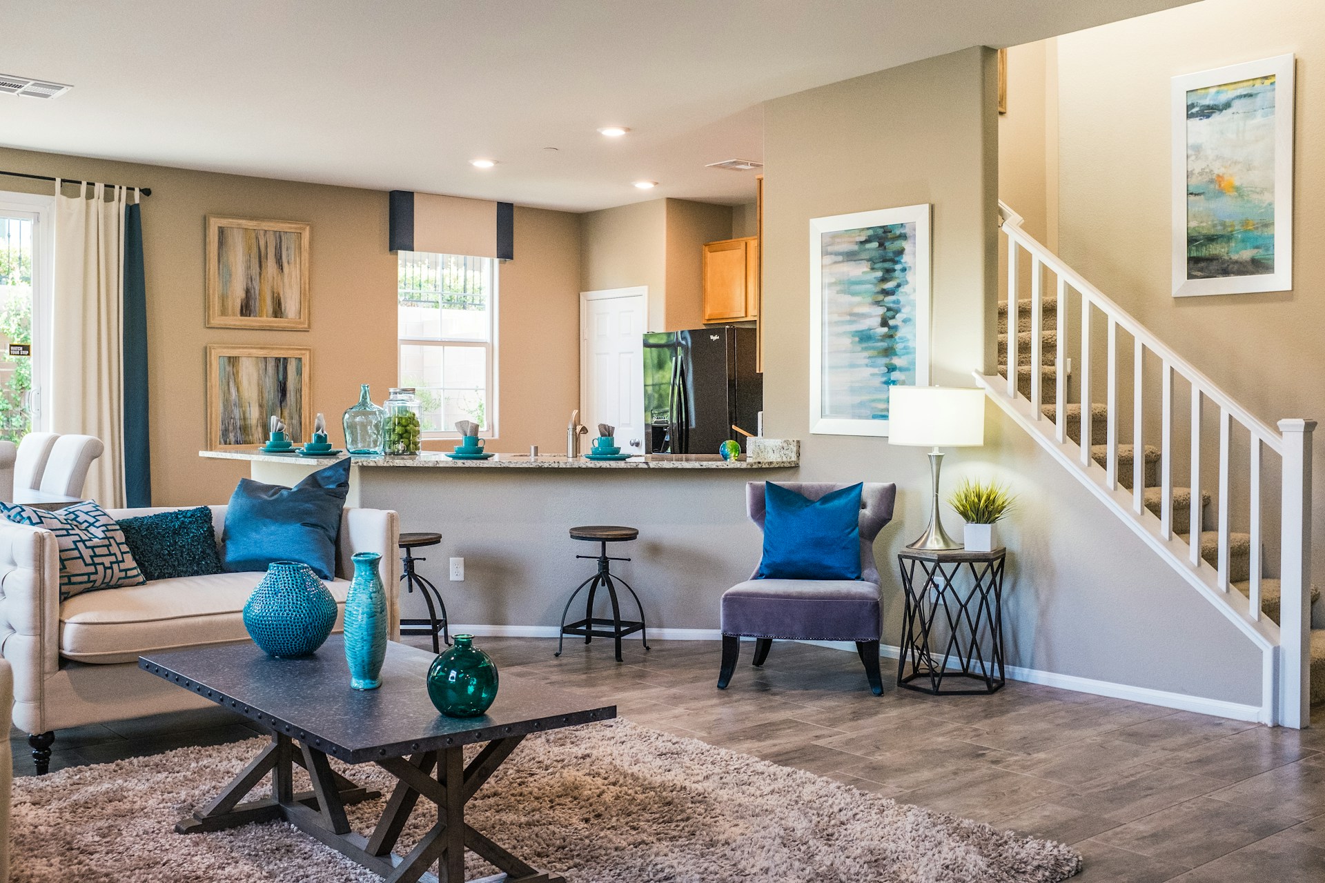 A comfortable, well-cared-for home interior